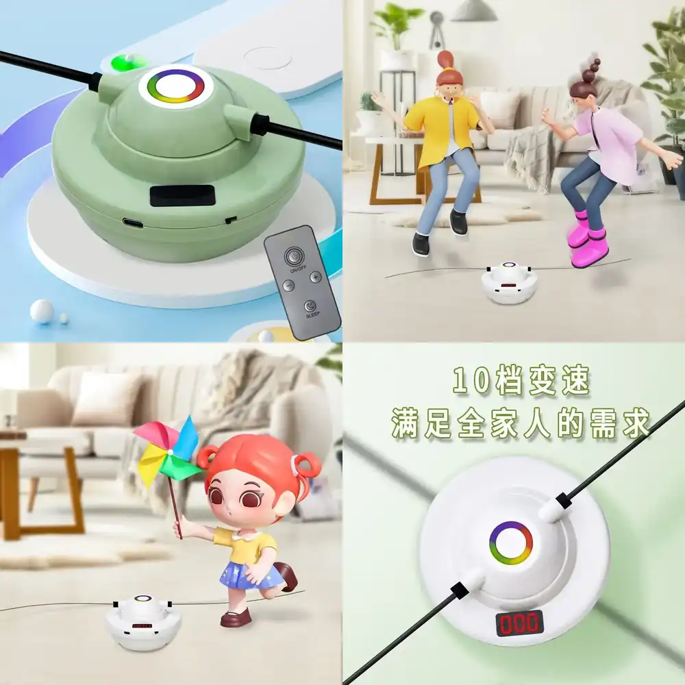 Jump Rope - WAP01 カーディオロープジャンプ 子供用縄跳び器具 マシン トレーニング ポータブルフィットネス