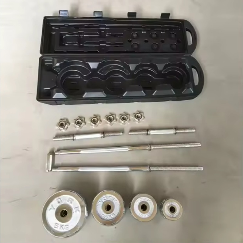 Dumbbell Set - 高品質50kg調整可能スチールダンベルセット、ポータブルバーベル＆ダンベル販売中
