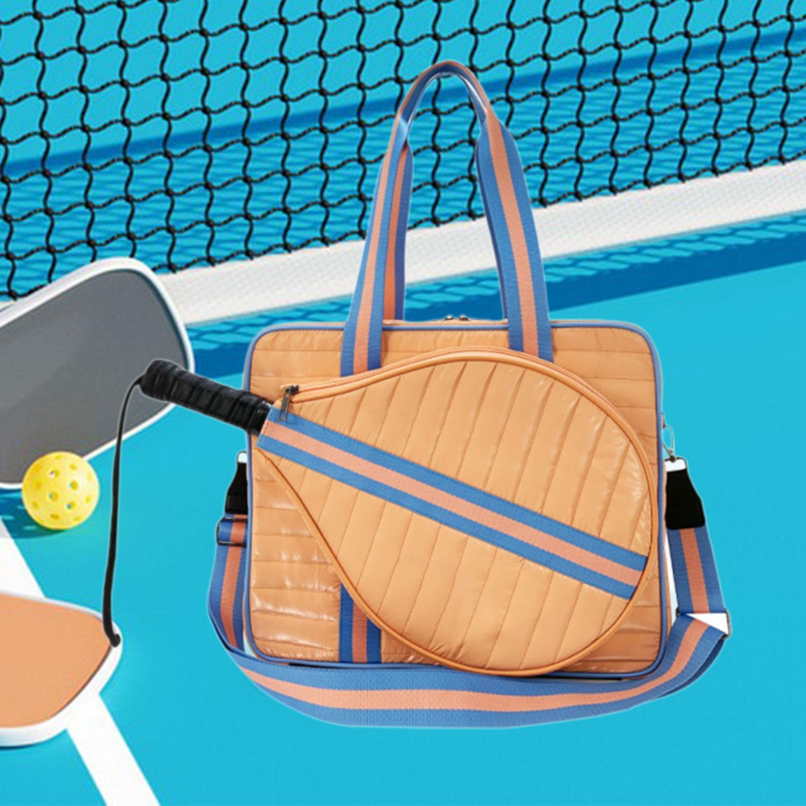 Tennis Racket - ピクルボール用パドルバッグ。大容量で、テニスやバドミントンのラケットを収納できるスポーツ用クロスボディバッグ。ネオプレン素材で、屋外でのフィットネスに最適。