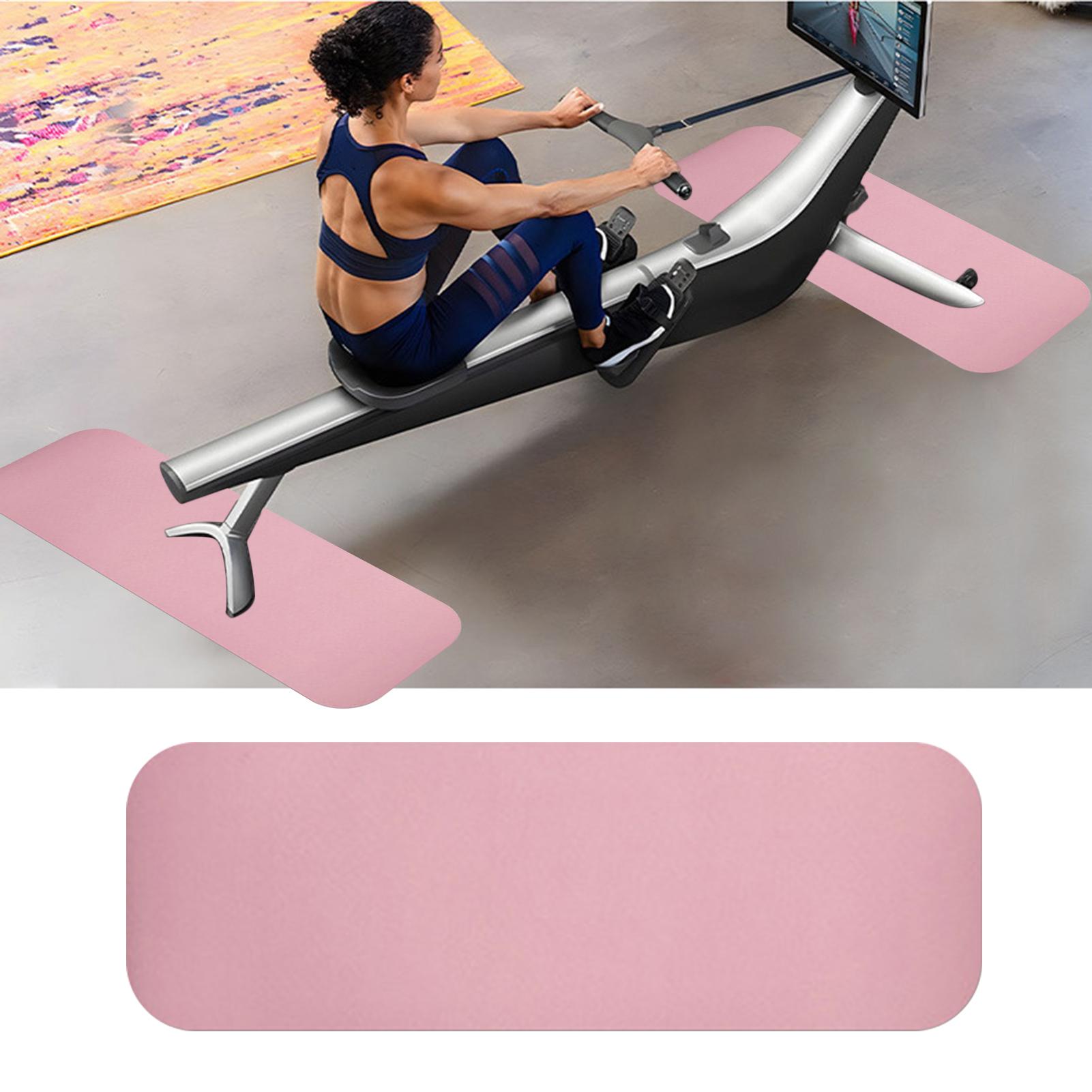 Yoga Mat - トレッドミルパッド カーペット用 滑り止め厚いクッション 防振機器マット 25x80cm 固定式自転車ローイングマシンヨガ用