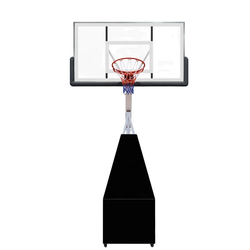 Basketball Hoop - プロ仕様屋外体育館設備 ポータブルフープシステム 折りたたみ式移動可能バスケットボールスタンド販売促進