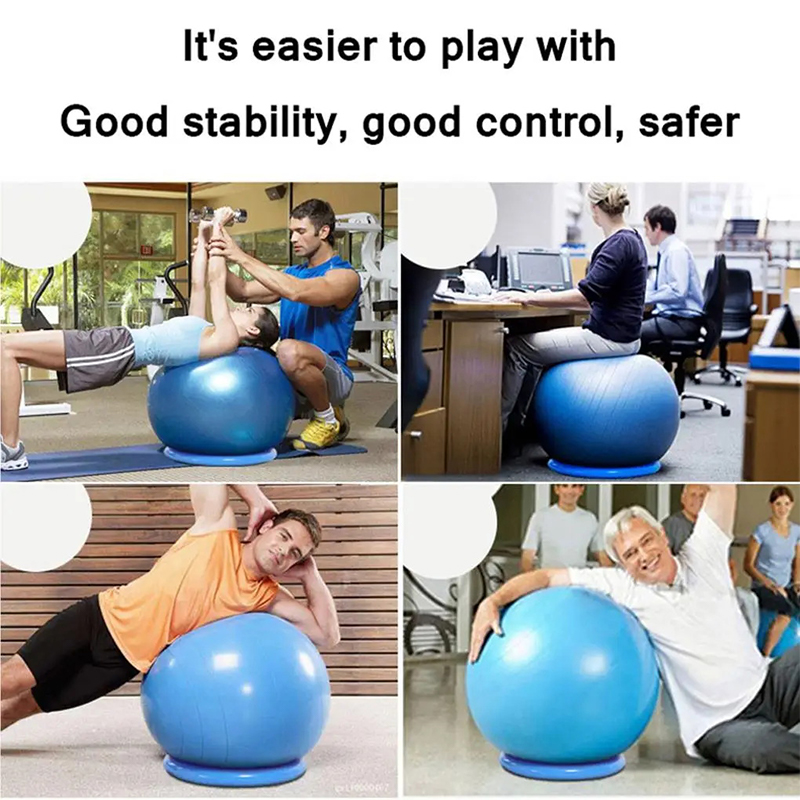 ジムヨガボールベース滑り止め防爆PVCピラティスラウンドエク - Gym Ball のレビューと価格