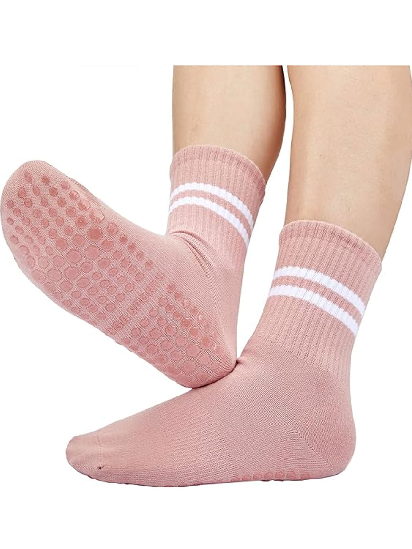3足組のヨガソックス、滑り止め付きプロフェッショナル女性用ピ - Yoga Mat のレビューと価格