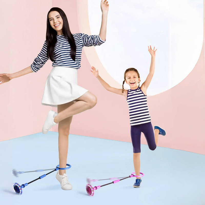 フラッシュ縄跳びボール子供片足屋外楽しいスポーツ子供ジャンプ - Jump Rope のレビューと価格