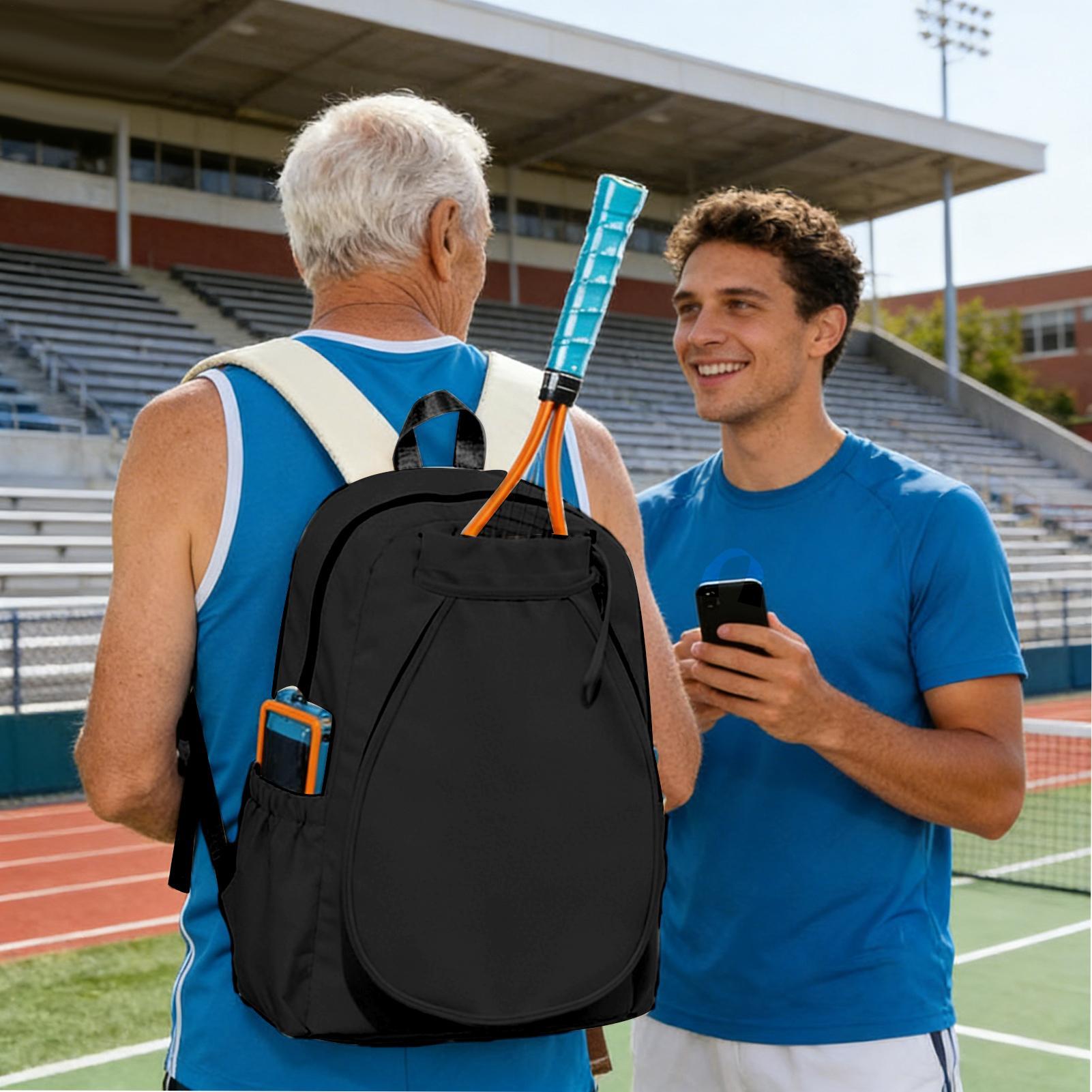 男性用ピックルボールバッグ ラケット2本収納可能 トレーニン - Tennis Racket のレビューと価格