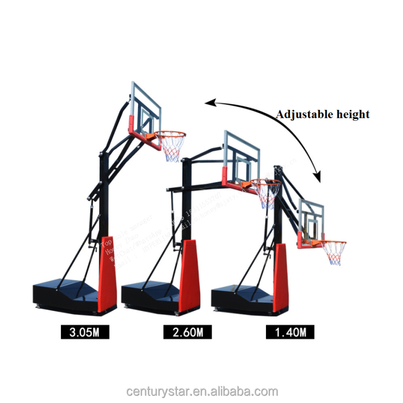 ファイバーグラス製バスケットボールボード 調節可能な壁掛けバ - Basketball Hoop のレビューと価格