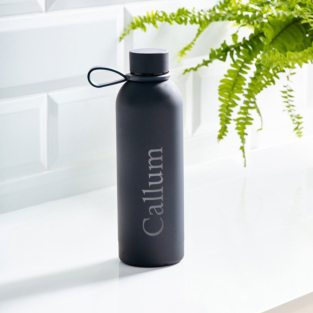 名前刻印入りステンレス製ウォーターボトル、カスタム名入り断熱 - Sports Water Bottle Insulated のレビューと価格
