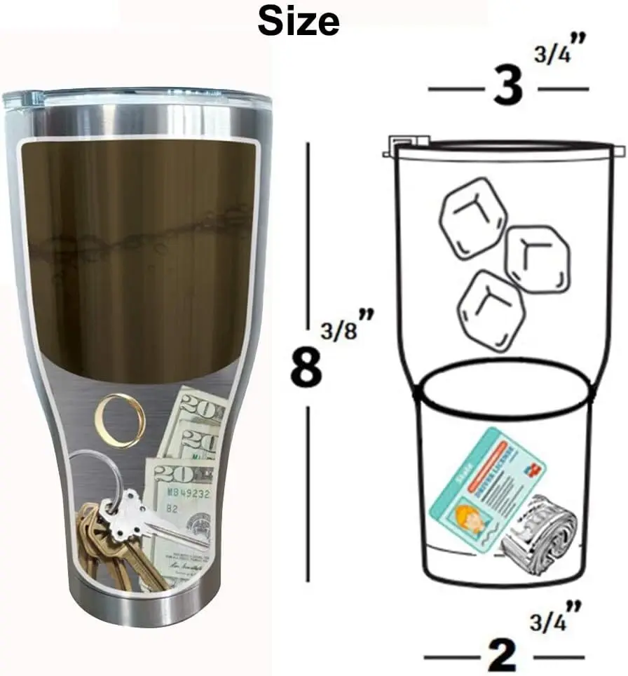 隠し金庫二層ステンレス鋼コーヒーカップ収納隠しマネー断熱転用 - Sports Water Bottle Insulated のレビューと価格