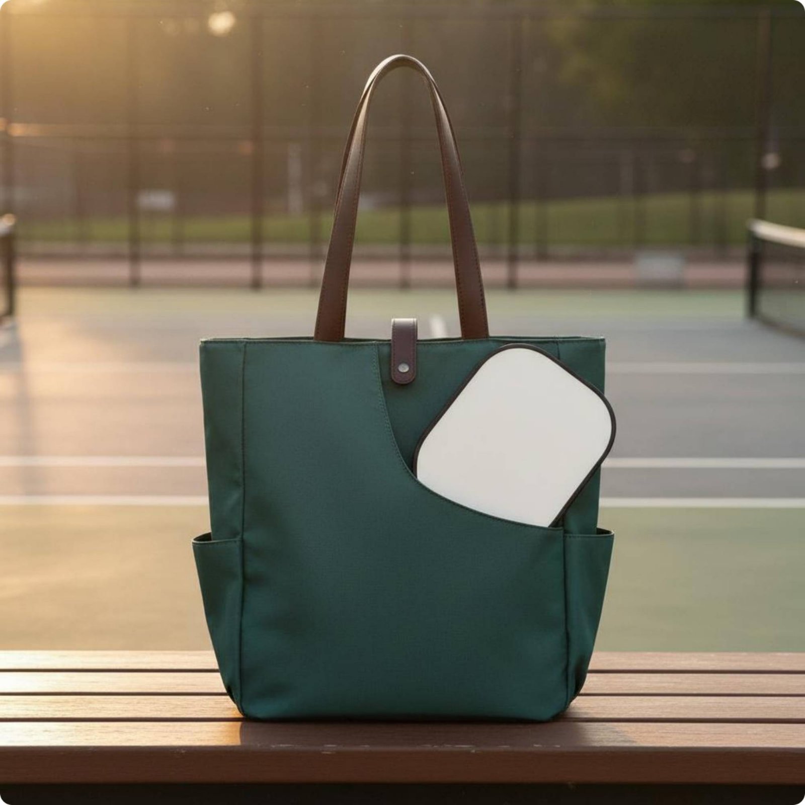ピックルボールパドルトートバッグ 複数のポケット付き テニス - Tennis Racket のレビューと価格
