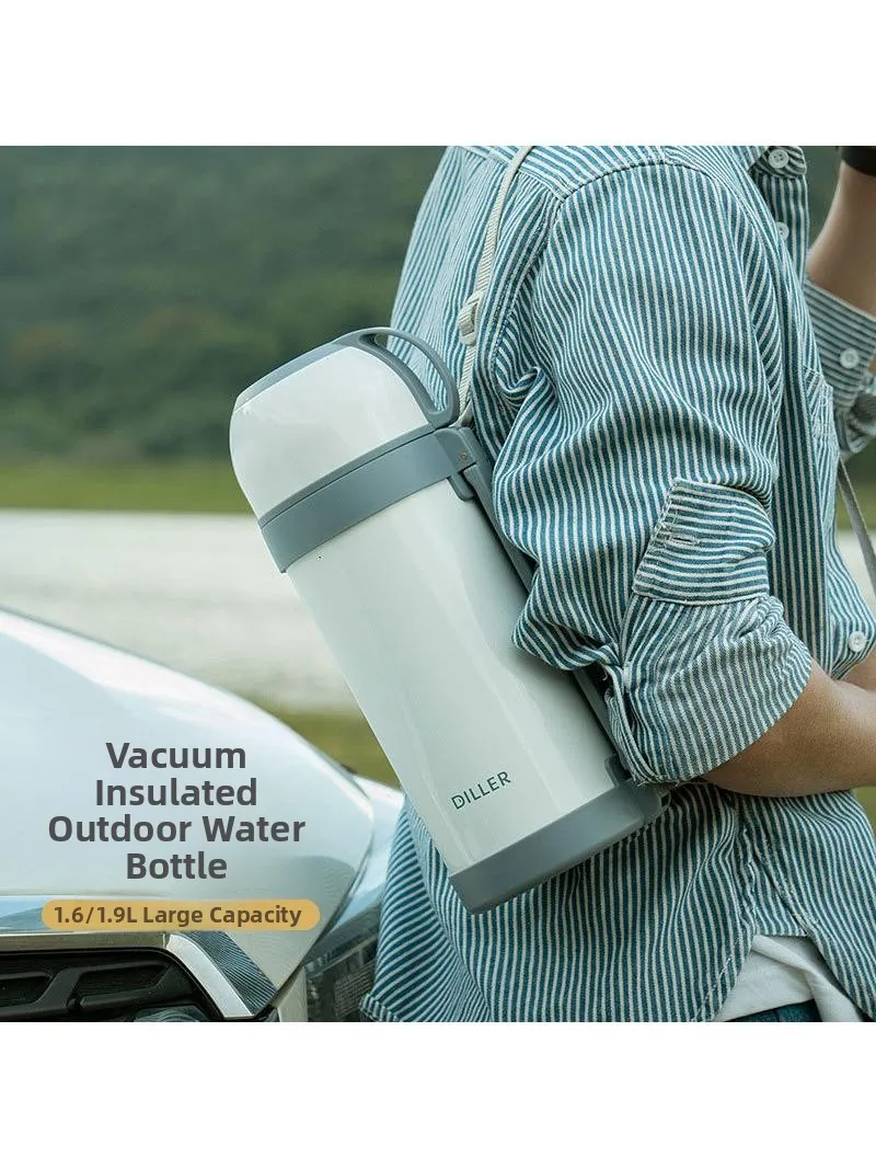 大容量断熱ステンレス製水筒。男性・女性、赤ちゃん、アウトドア - Sports Water Bottle Insulated のレビューと価格