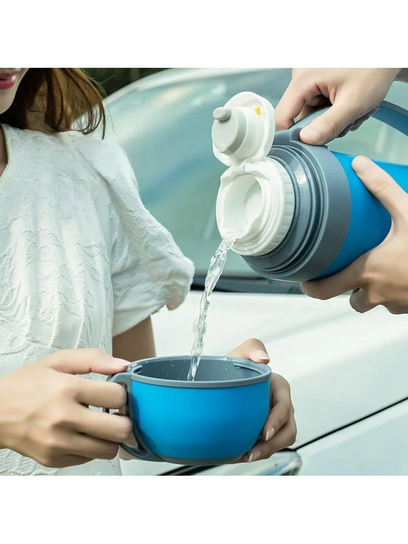 大容量断熱ステンレス製水筒。男性・女性、赤ちゃん、アウトドア - Sports Water Bottle Insulated のレビューと価格
